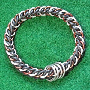 CHAINMAIL STRETCH BRACELET - HALF PERSIAN WEAVE